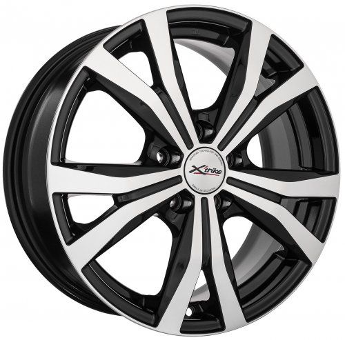 Диски X trike X-119 6,5x16 5x114,3 ET40 dia 66,1 BK/FP Россия - 1