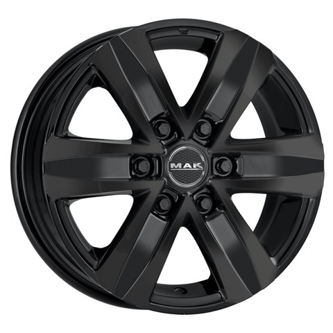 Диски MAK Stone 6 8x18 6x139,7 ET35 dia 106,1 gloss black - 1