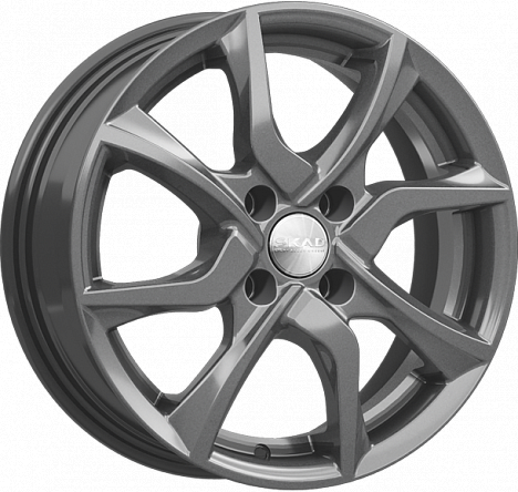 Диски Скад Тулон 6x15 4x100 ET48 dia 54,1 графит Россия - 1