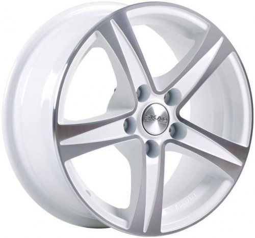 Диски Скад Сакура 6,5x15 5x108 ET40 dia 58,1 алмаз белый - 1
