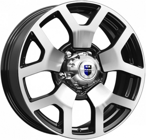 Диски K&K Намиб 7x18 5x139,7 ET35 dia 108,5 алмаз черный Россия - 1
