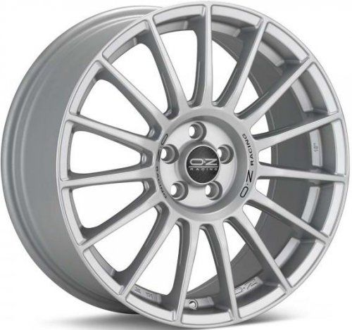 Диски OZ Racing Superturismo LM 8x18 5x112 ET48 dia 75 matt race silver + black lettering - 1