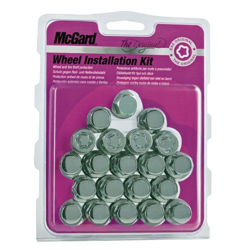Комплект секреток McGard 68018 SU болт M14x1,5 полусфера R13 хром (без защитного кольца) - 1