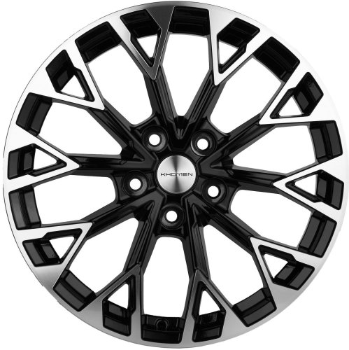 Диски Khomen Wheels KHW1718 (Jac/Москвич 3) 7x17 5x108 ET40 dia 54,1 black-FP - 1