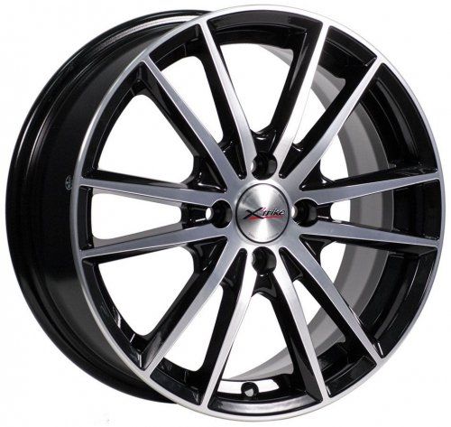 Диски X trike X-129 6,5x16 4x100 ET36 dia 67,1 BK/FP - 1
