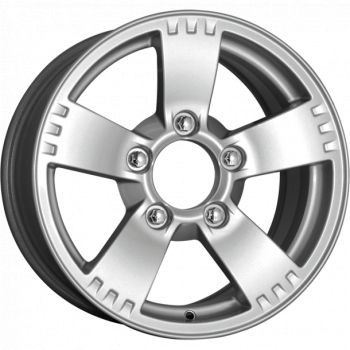Диски K&K Камелот 7x16 5x139,7 ET40 dia 98,5 сильвер - 1