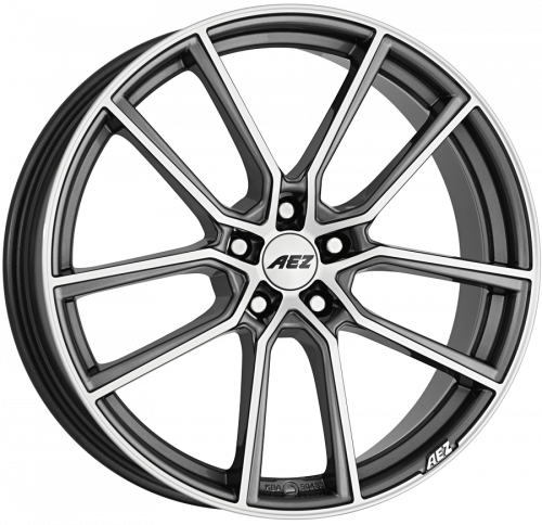 Диски AEZ Raise 7.5x17 5x112 ET35 dia 70.1 anthracite polished - 1