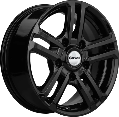 Диски Carwel Niva 1602 6,5x16 5x139,7 ET35 dia 98,5 BL - 1
