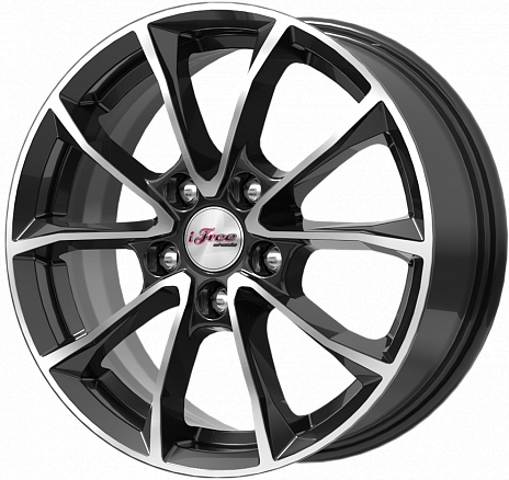 Диски iFree Джет 6,5x16 5x112 ET50 dia 57,1 блэк джек Россия - 1