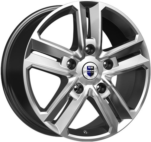 Диски K&K Backfire 8x18 5x127 ET56,4 dia 71,6 дарк платинум - 1
