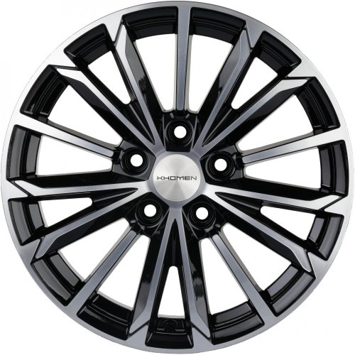 Диски Khomen Wheels KHW1611 (Corolla) 6,5x16 5x114,3 ET45 dia 60,1 black-FP Россия - 1