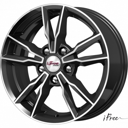 Диски iFree Икигай 6,5x16 5x114,3 ET35 dia 67,1 блэк джек Россия - 1