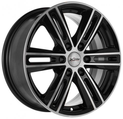 Диски X trike X-124 7,5x17 6x139,7 ET38 dia 67,1 BK/FP Россия - 1