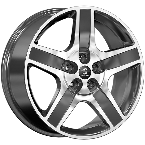 Диски K&K Premium Series КР008 Voyah Dream 8,5x20 5x120 ET41,5 dia 66,1 diamond black gris - 1