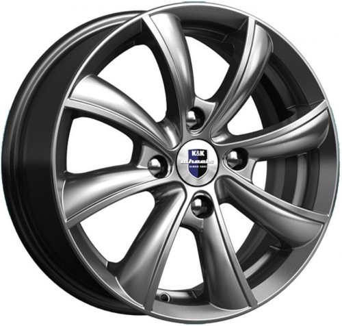 Диски K&K Бриз 6x15 4x100 ET50 dia 60,1 дарк платинум Россия - 1