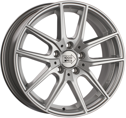 Диски 1000 Miglia MM041 7,5x17 5x114,3 ET45 dia 67,1 silver gloss - 1