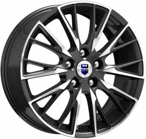 Диски K&K Солт 6,5x17 5x114,3 ET49 dia 67,1 алмаз черный Россия - 1