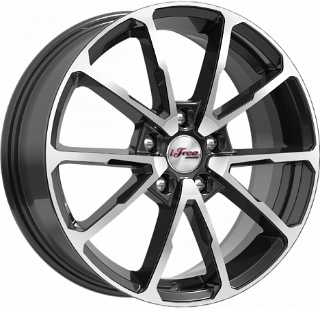 Диски iFree Skibidi 6,5x17 5x114,3 ET45 dia 67,1 блэк джек Россия - 1