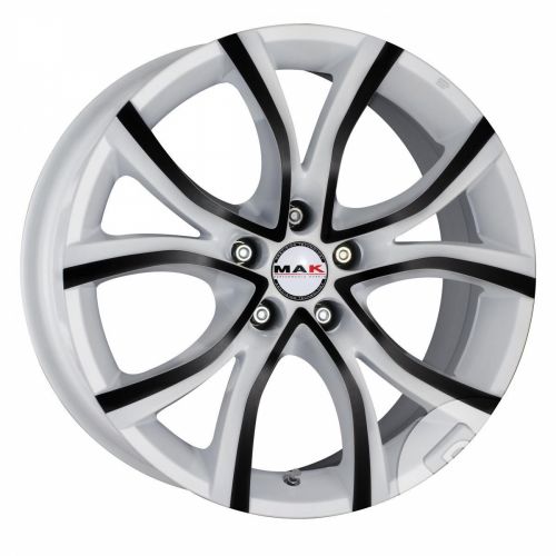 Диски MAK Nitro 8x18 5x114,3 ET40 dia 76 anod white black - 1