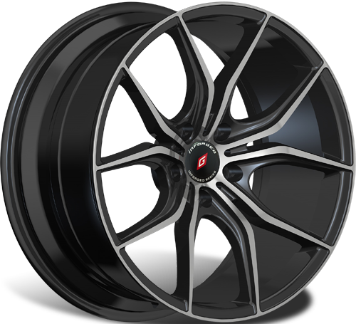 Диски Inforged IFG17 8x18 5x112 ET40 dia 66,6 black machined - 1