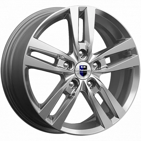 Диски K&K Rassvet 6,5x16 5x100 ET48 dia 56,1 дарк платинум - 1