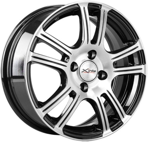 Диски X trike X-105М 6x15 4x100 ET35 dia 67,1 BK/FP Россия - 1