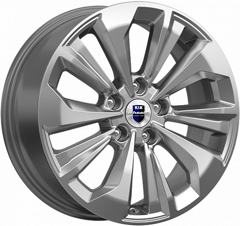 Диски K&K Авиор 7x17 5x114,3 ET50 dia 67,1 дарк платинум Россия - 1