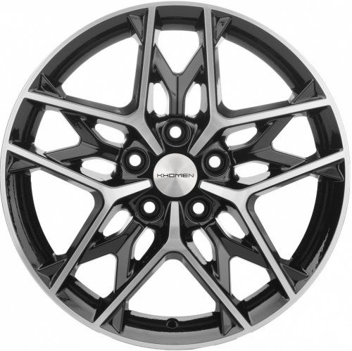 Диски Khomen Wheels KHW1709 (Camry) 7x17 5x114,3 ET45 dia 60,1 black-FP Россия - 1