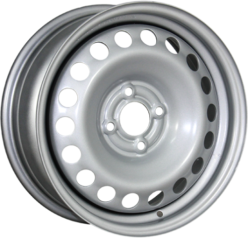 Диски TREBL x40006 CHEVROLET AVEO OLD 6x15 4x100 ET45 dia 56,6 silver - 1