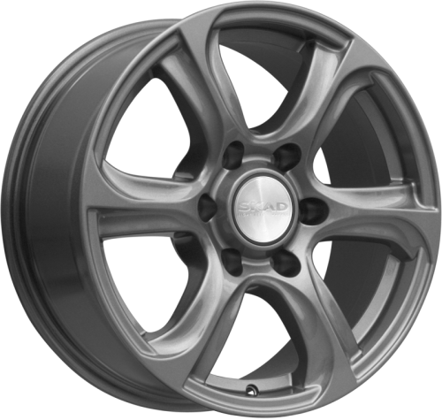 Диски Скад Скала 7,5x17 6x139,7 ET25 dia 106,2 графит Россия - 1