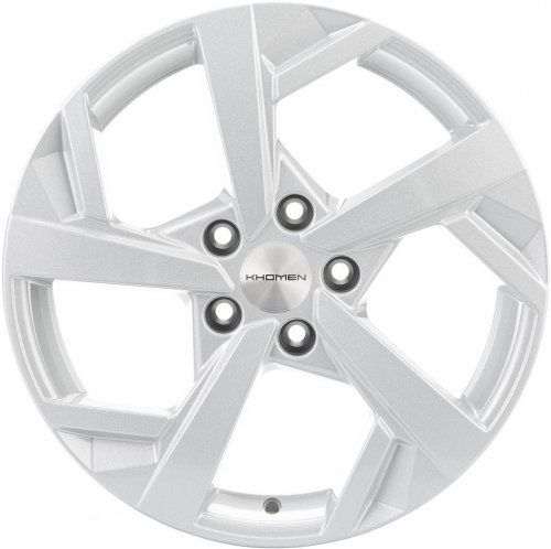 Диски Khomen Wheels KHW1712 (A4) 7x17 5x112 ET46 dia 66,6 F-silver Россия - 1