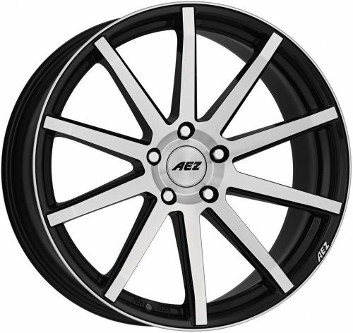 Диски AEZ Straight 8,5x20 5x112 ET40 dia 70,1 black polished - 1
