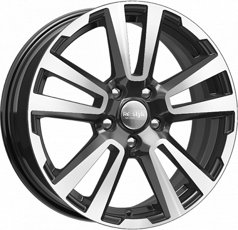 Диски K&K Original Series Lada (Vesta Cross КСr874) 6,5x17 4x100 ET43 dia 60,1 алмаз черный Россия - 1