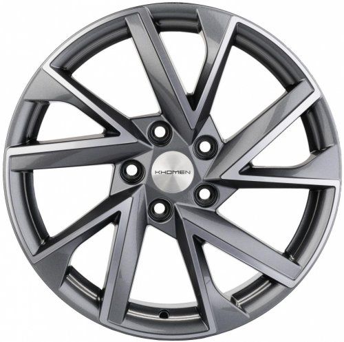 Диски Khomen Wheels KHW1714 (Qashqai) 7x17 5x114,3 ET40 dia 66,1 gray-FP - 1