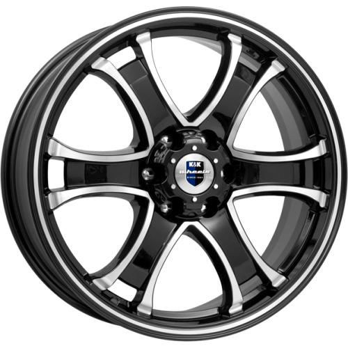 Диски K&K Балеар 7,5x18 6x114,3 ET38 dia 67,1 алмаз черный Россия - 1
