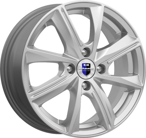 Диски K&K Арнар 6x15 4x100 ET40 dia 60,1 сильвер SK - 1