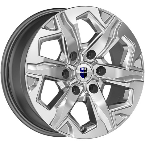 Диски K&K Тейт 7,5x17 6x114,3 ET30 dia 66,1 дарк платинум - 1