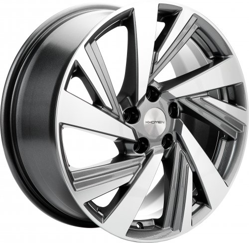 Диски Khomen Wheels KHW1801 (Optima) 7,5x18 5x114,3 ET50 dia 67,1 gray-FP - 1