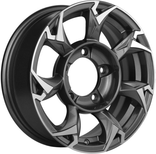 Диски Khomen Wheels KHW1505 (Jimny) 5,5x15 5x139,7 ET5 dia 108,1 gray-FP - 1