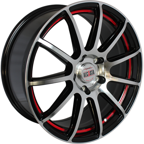 Диски Alcasta M25 8x18 5x120 ET42 dia 67,1 BKFRSI - 1