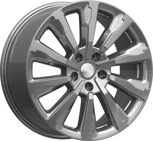 Диски Скад Астер 8x18 5x114,3 ET40 dia 66,1 графит Россия - 1