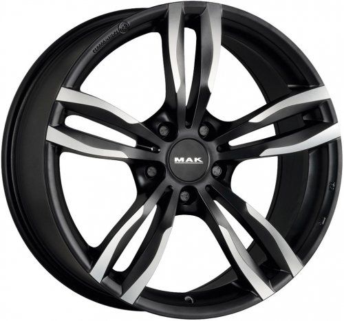 Диски MAK Luft 8x18 5x120 ET43 dia 72.6 ice black Италия - 1