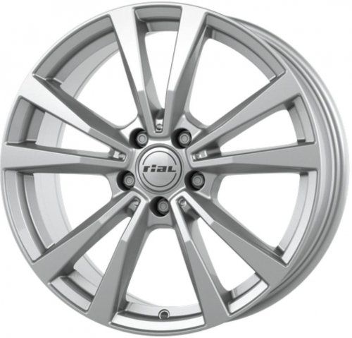 Диски Rial M12X 9x20 5x112 ET48 dia 66,5 polar silver - 1