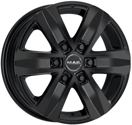 Диски MAK Stone 6 8x18 6x130 ET53 dia 84,1 gloss black - 1