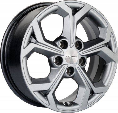 Диски Khomen Wheels KHW1606 (Kaptur) 6,5x16 5x114,3 ET50 dia 66,1 G-silver Россия - 1