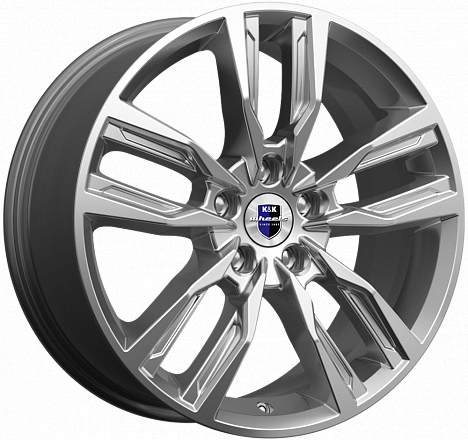 Диски K&K Борэй 8x18 5x114,3 ET35 dia 67,1 дарк платинум Россия - 1