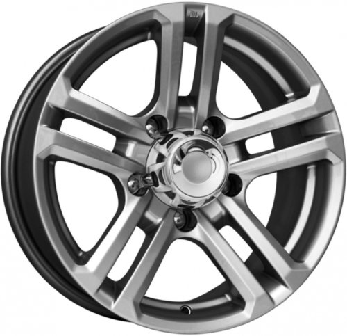 Диски K&K Палладика 7x16 5x139,7 ET5 dia 98 дарк платинум - 1