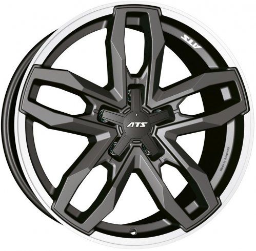 Диски ATS Temperament 9x19 5x150 ET58 dia 110,5 blizzard grey lip polished - 1