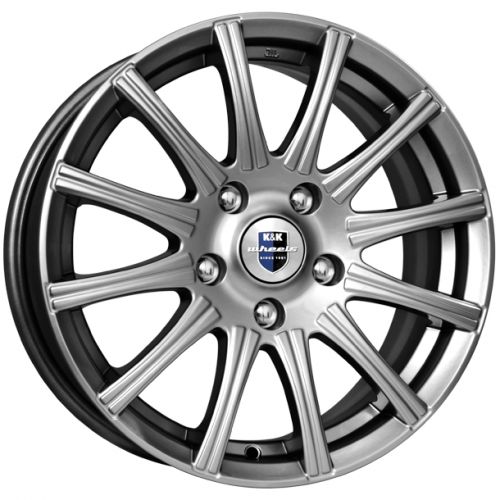 Диски K&K Сиеста 6x15 4x100 ET45 dia 67,1 дарк платинум - 1