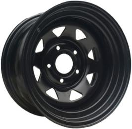 Offroad wheels JEEP 8x16 5x127 ET0 dia 75 черный